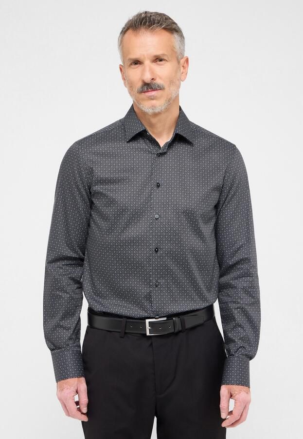 Eterna Overhemd met lange mouwen Slim fit NON IRON (strijkvrij) - Foto 5