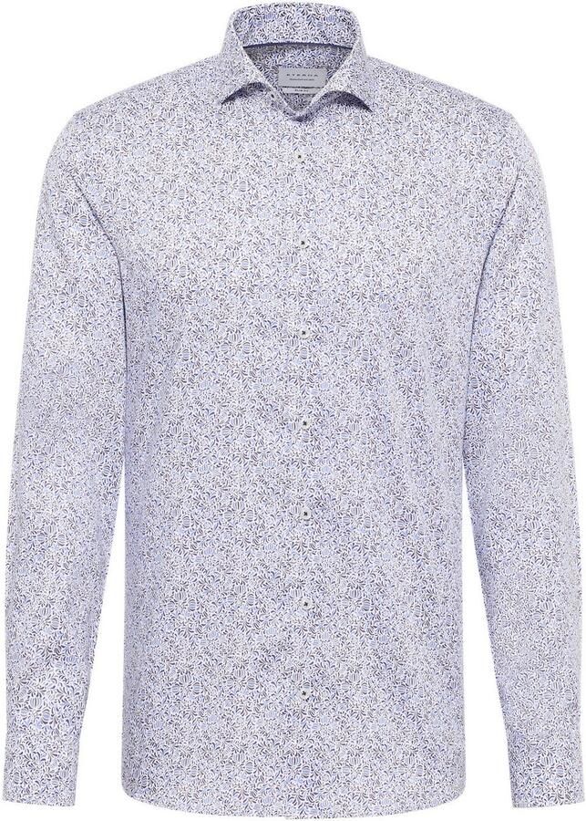 Eterna Overhemd met lange mouwen Slim fit NON IRON (strijkvrij)