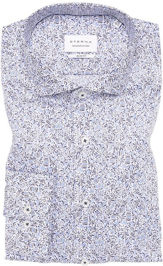 Eterna Overhemd met lange mouwen Slim fit NON IRON (strijkvrij) - Foto 5