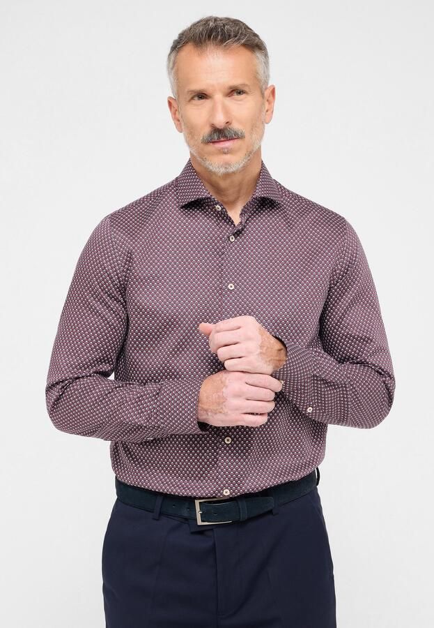 Eterna Overhemd met lange mouwen Slim fit NON IRON (strijkvrij) - Foto 6