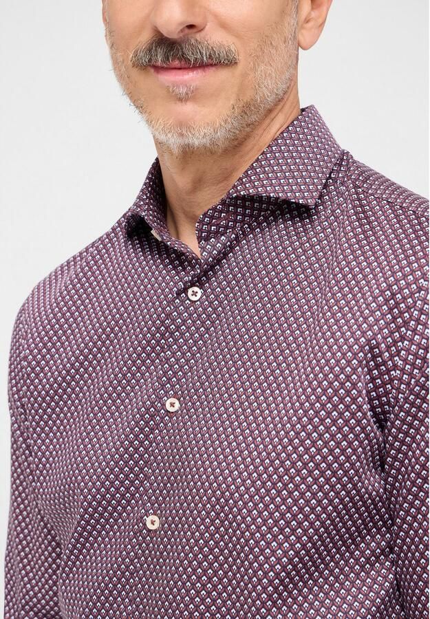 Eterna Overhemd met lange mouwen Slim fit NON IRON (strijkvrij) - Foto 3