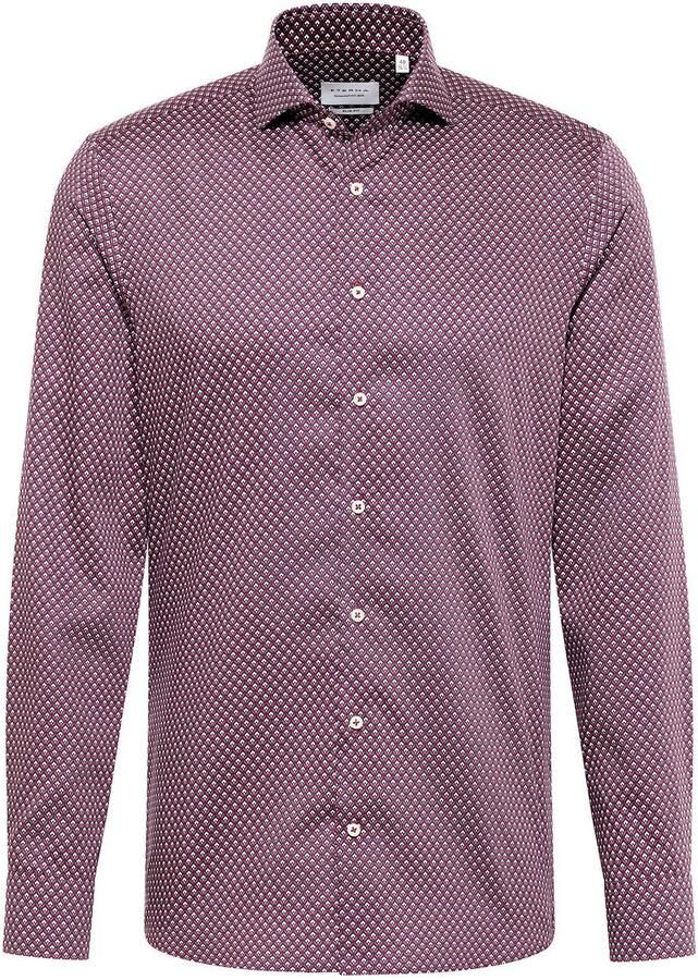 Eterna Overhemd met lange mouwen Slim fit NON IRON (strijkvrij)