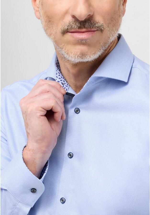 Eterna Overhemd met lange mouwen Slim fit NON IRON (strijkvrij) - Foto 3