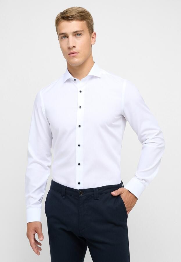 Eterna Overhemd met lange mouwen Slim fit NON IRON (strijkvrij) - Foto 6
