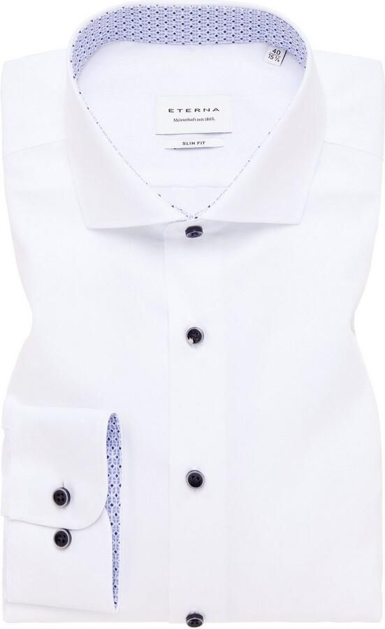Eterna Overhemd met lange mouwen Slim fit NON IRON (strijkvrij) - Foto 5
