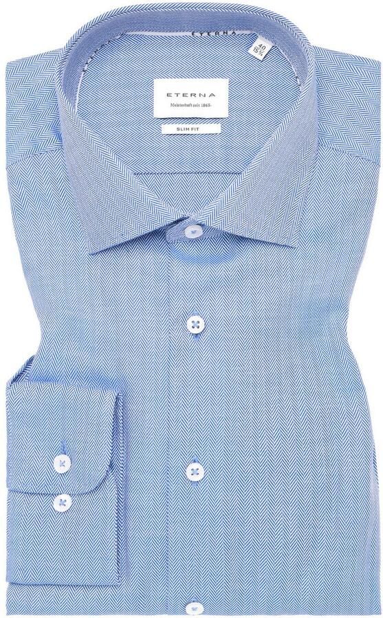 Eterna Overhemd met lange mouwen Slim fit NON IRON (strijkvrij) - Foto 5