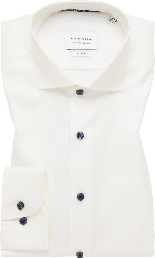 Eterna Overhemd met lange mouwen Slim fit NON IRON (strijkvrij) - Foto 5
