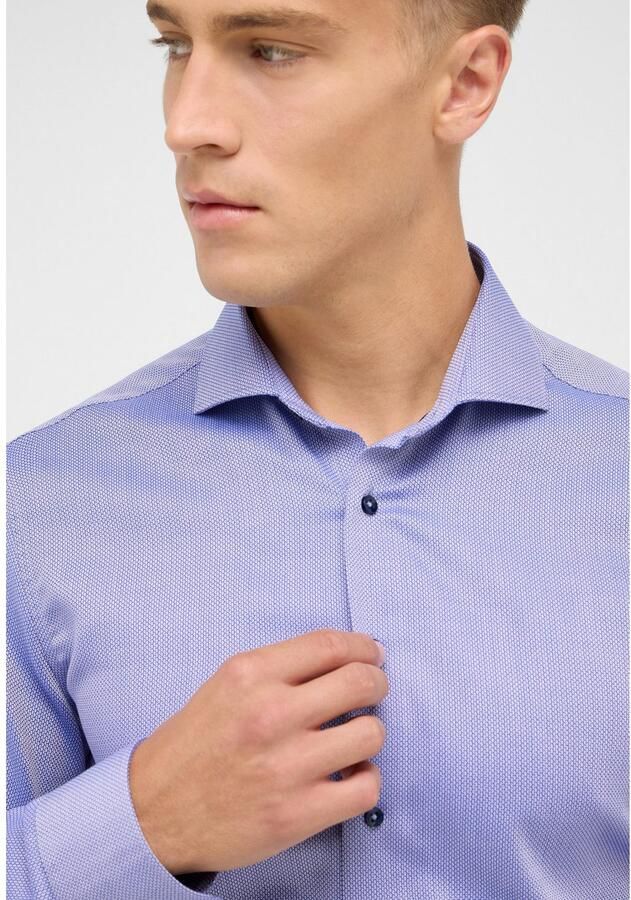 Eterna Overhemd met lange mouwen Slim fit NON IRON (strijkvrij) - Foto 3