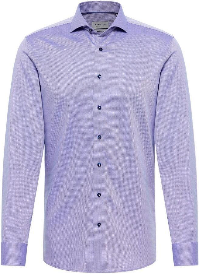 Eterna Overhemd met lange mouwen Slim fit NON IRON (strijkvrij)