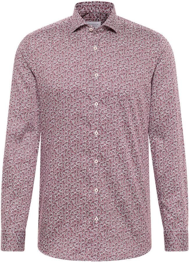 Eterna Overhemd met lange mouwen Slim fit NON IRON (strijkvrij)