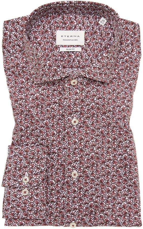 Eterna Overhemd met lange mouwen Slim fit NON IRON (strijkvrij) - Foto 5