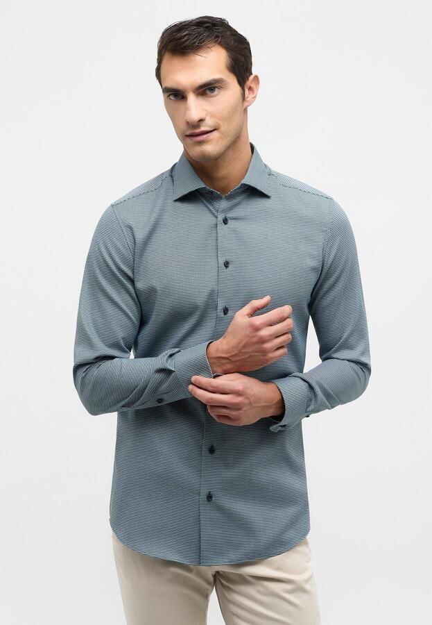 Eterna Overhemd met lange mouwen Slim fit NON IRON (strijkvrij) - Foto 6