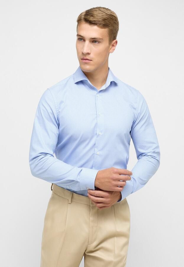 Eterna Overhemd met lange mouwen Slim fit NON IRON (strijkvrij) - Foto 6