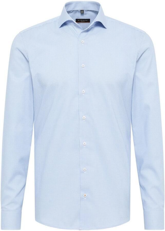 Eterna Overhemd met lange mouwen Slim fit NON IRON (strijkvrij)