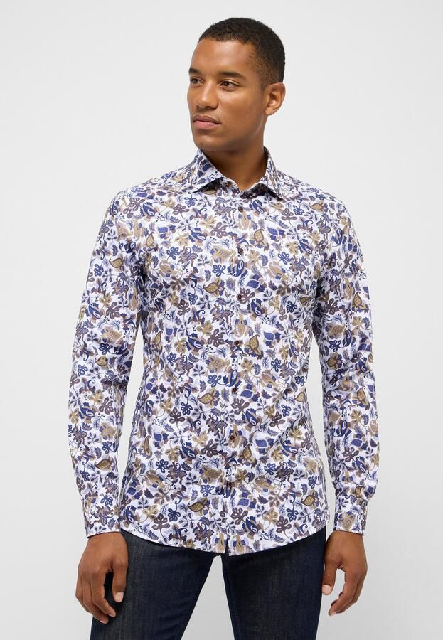Eterna Overhemd met lange mouwen Slim fit NON IRON (strijkvrij) - Foto 6