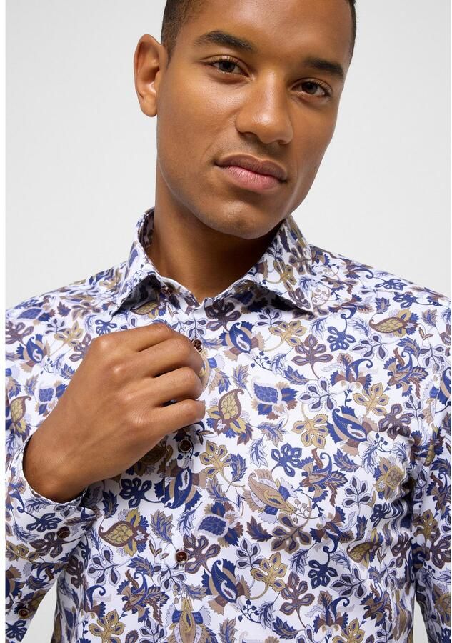 Eterna Overhemd met lange mouwen Slim fit NON IRON (strijkvrij) - Foto 2