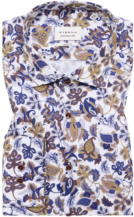 Eterna Overhemd met lange mouwen Slim fit NON IRON (strijkvrij) - Foto 5