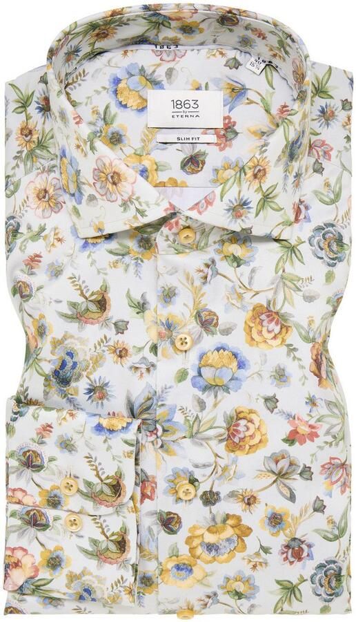 Eterna Overhemd met lange mouwen Slim fit NON IRON (strijkvrij) - Foto 5