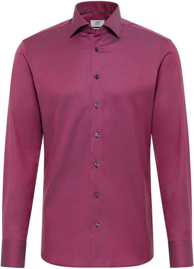 Eterna Overhemd met lange mouwen Slim fit NON IRON (strijkvrij)