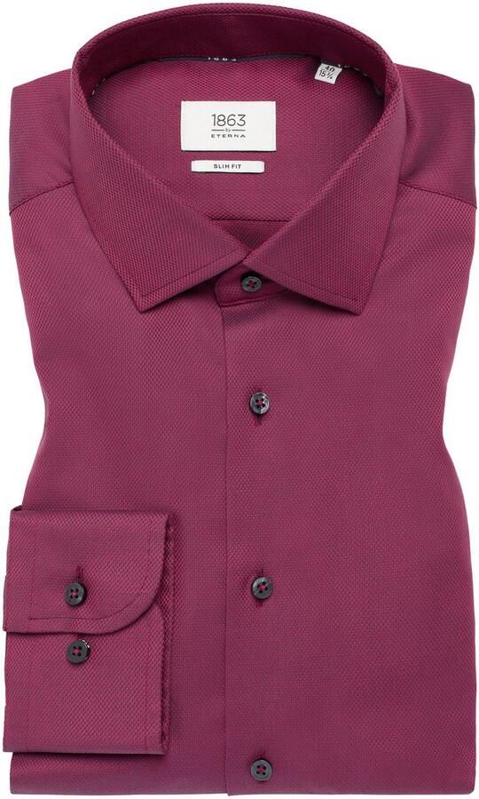 Eterna Overhemd met lange mouwen Slim fit NON IRON (strijkvrij) - Foto 5