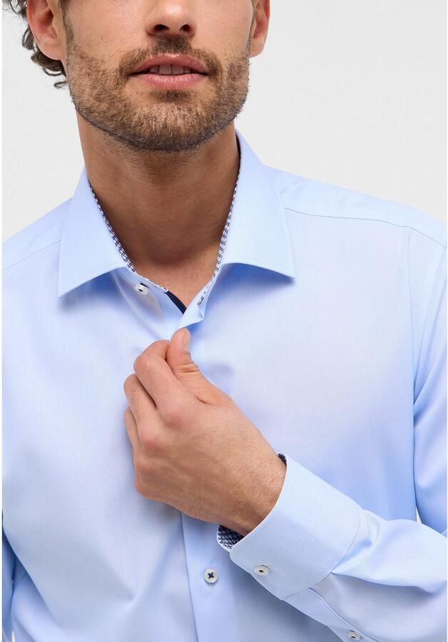 Eterna Overhemd met lange mouwen Slim fit NON IRON (strijkvrij) - Foto 2