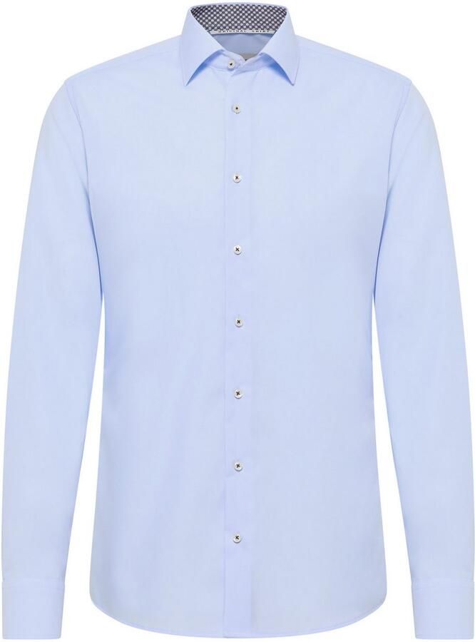 Eterna Overhemd met lange mouwen Slim fit NON IRON (strijkvrij)