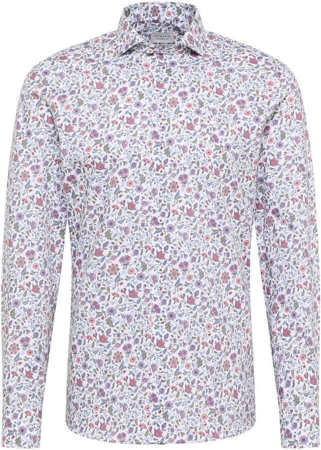 Eterna Overhemd met lange mouwen Slim fit NON IRON (strijkvrij)