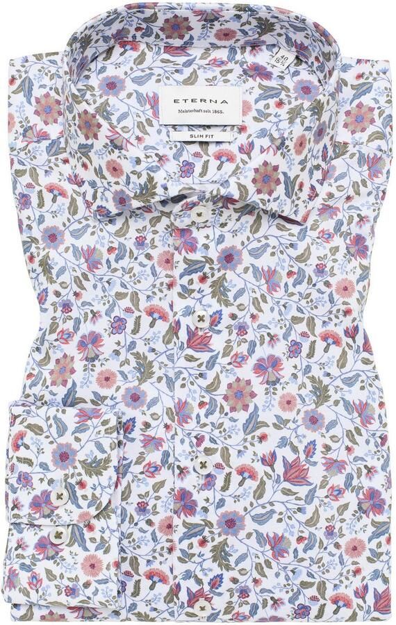 Eterna Overhemd met lange mouwen Slim fit NON IRON (strijkvrij) - Foto 5