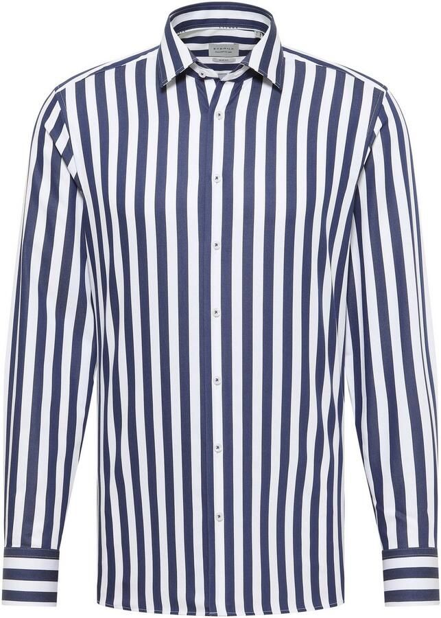 Eterna Overhemd met lange mouwen Slim fit NON IRON (strijkvrij)