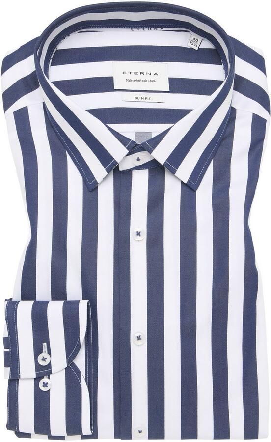 Eterna Overhemd met lange mouwen Slim fit NON IRON (strijkvrij) - Foto 5