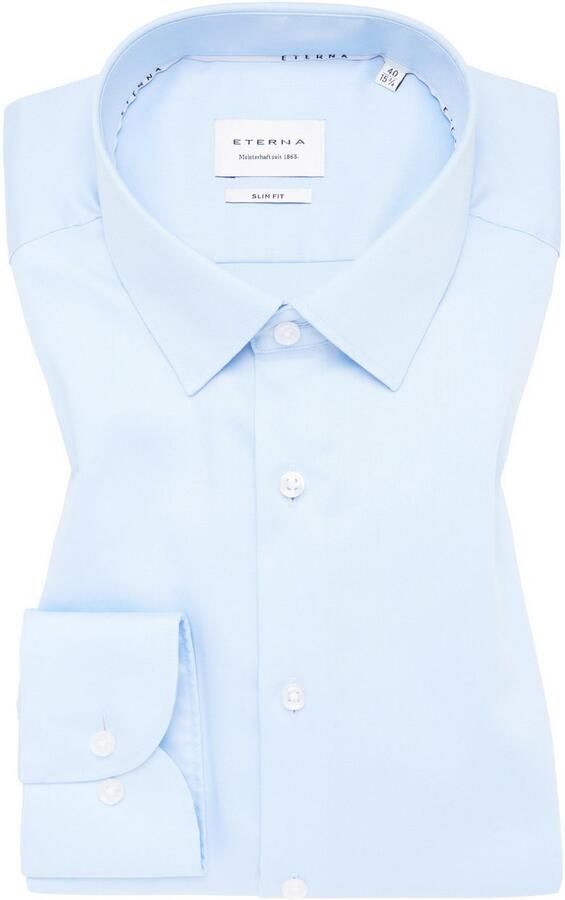 Eterna Overhemd met lange mouwen Slim fit NON IRON (strijkvrij) - Foto 5