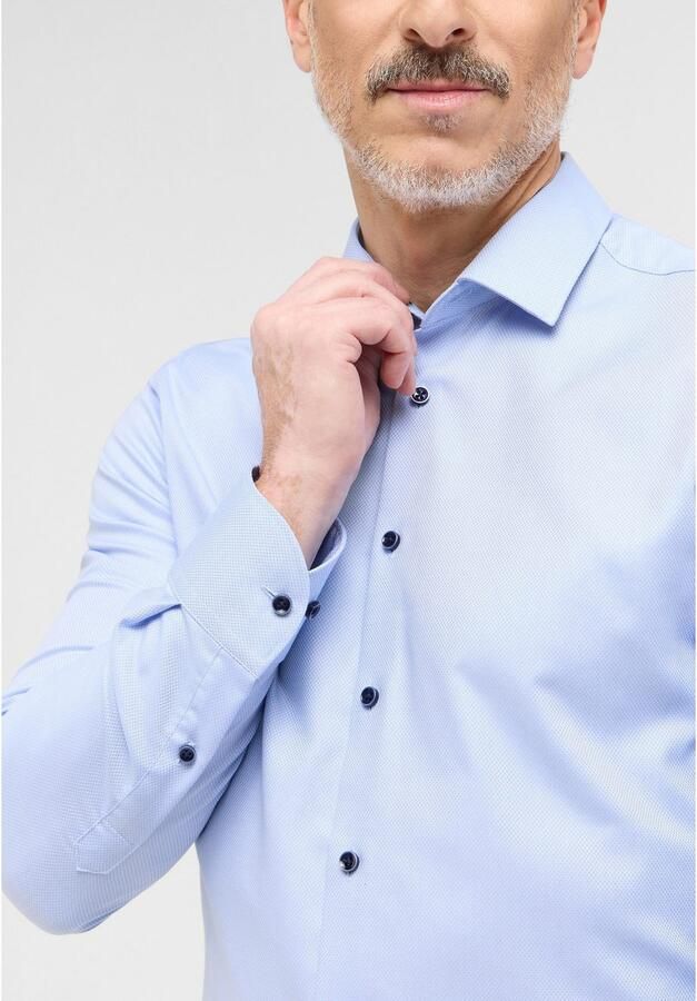 Eterna Overhemd met lange mouwen Slim fit NON IRON (strijkvrij) - Foto 2