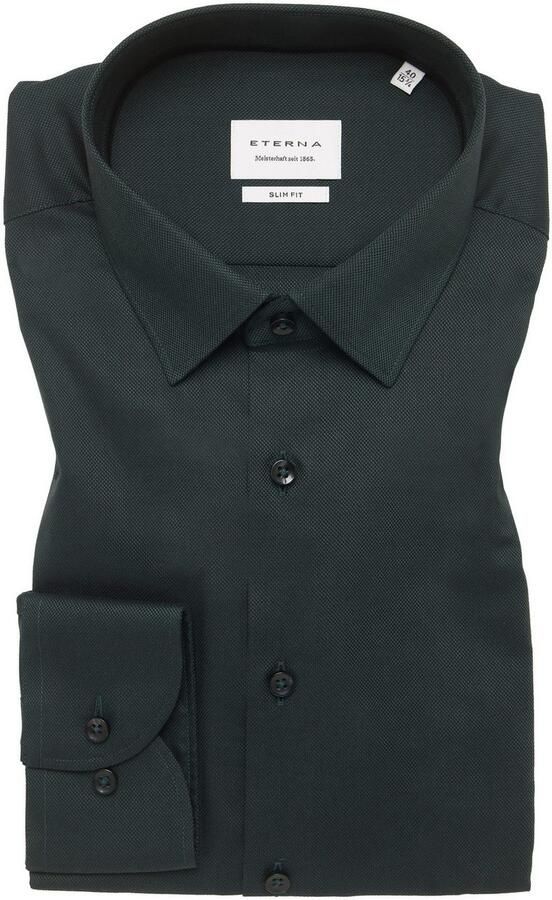Eterna Overhemd met lange mouwen Slim fit NON IRON (strijkvrij) - Foto 5