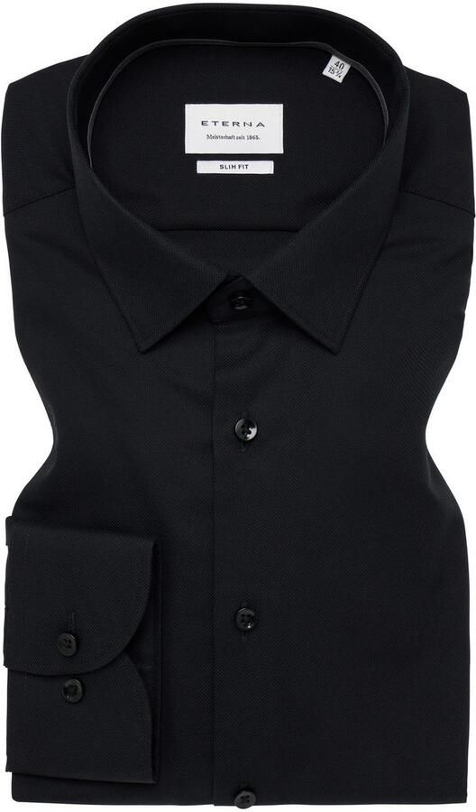Eterna Overhemd met lange mouwen Slim fit NON IRON (strijkvrij) - Foto 2