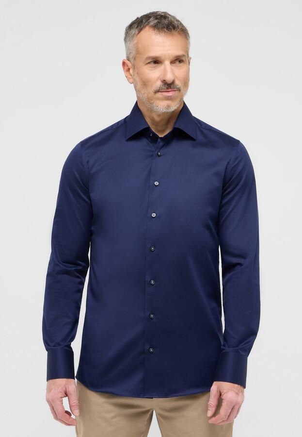 Eterna Overhemd met lange mouwen Slim fit NON IRON (strijkvrij) - Foto 6