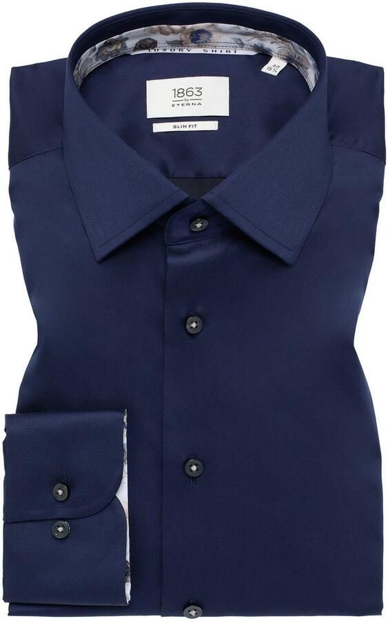 Eterna Overhemd met lange mouwen Slim fit NON IRON (strijkvrij) - Foto 5