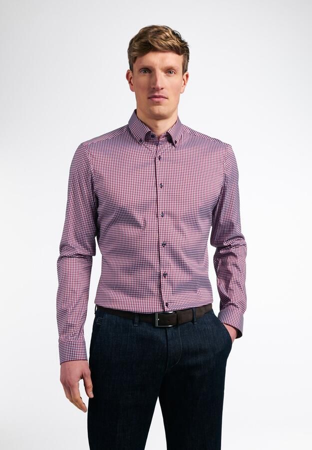 Eterna Overhemd met lange mouwen SUPER SLIM NON IRON (strijkvrij) - Foto 6