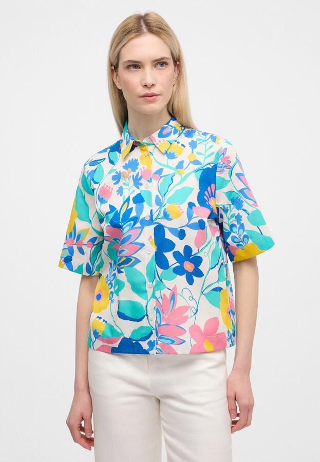 Eterna Regular fit blouse in all-over look - Foto 5