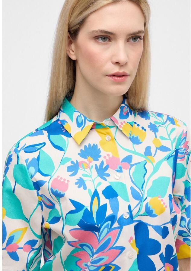 Eterna Regular fit blouse in all-over look - Foto 2