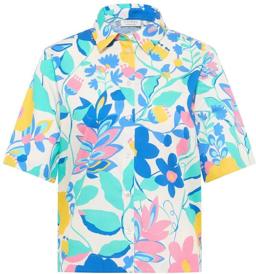 Eterna Regular fit blouse in all-over look