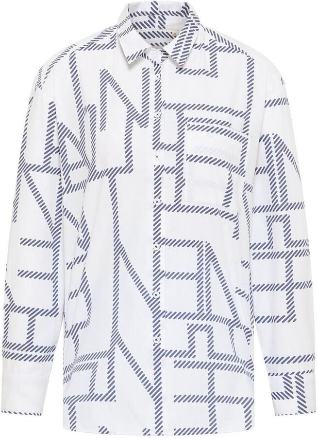 Eterna Overhemdblouse Oversized fit