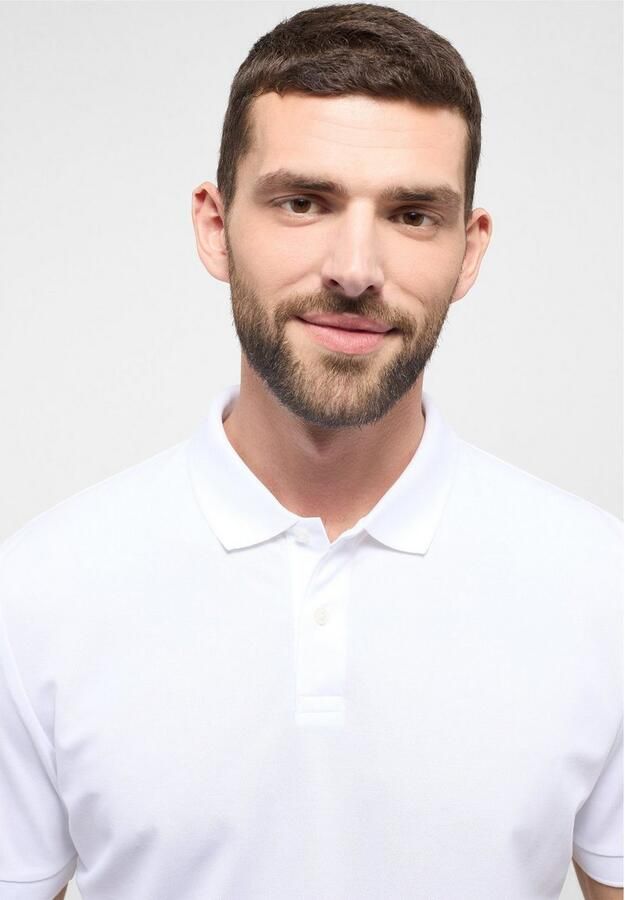 Eterna Poloshirt met lange mouwen MODERN FIT - Foto 3