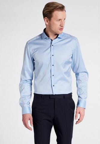 Eterna Slim fit zakelijk overhemd met haaikraag model 'HAI'
