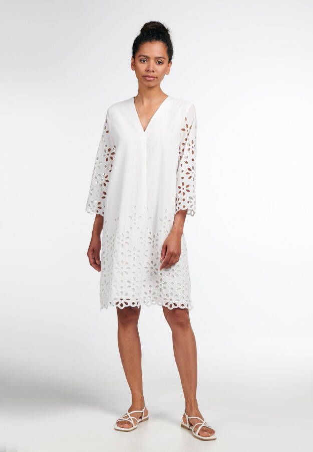 Eterna Kanten jurk Loose fit