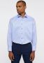 Eterna business overhemd Comfort Fit wijde fit lichtblauw geprint katoen - Thumbnail 2