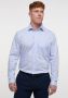 Eterna business overhemd Comfort Fit wijde fit borstzak lichtblauw gestreept katoen - Thumbnail 1