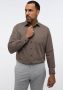 Eterna overhemd mouwlengte 7 Comfort Fit bruin effen 100% katoen - Thumbnail 2