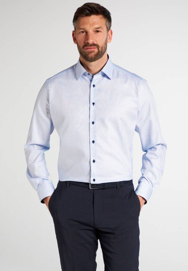Eterna Overhemd met lange mouwen MODERN FIT NON IRON (strijkvrij)