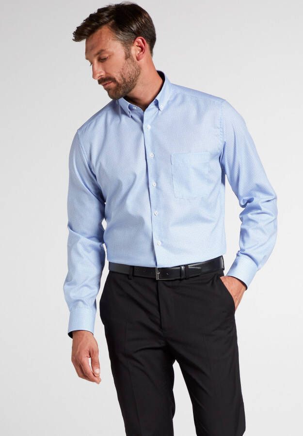 Eterna Overhemd met lange mouwen MODERN FIT NON IRON (strijkvrij)