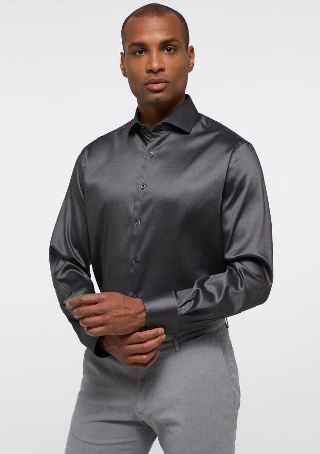Eterna Regular fit zakelijk overhemd met stretch